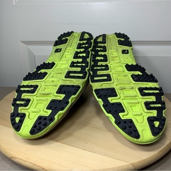 Footjoy Superlites Golf Sneakers Men's 10 w Gray Green Spikeless Shoes 58118 - Picture 8 of 14